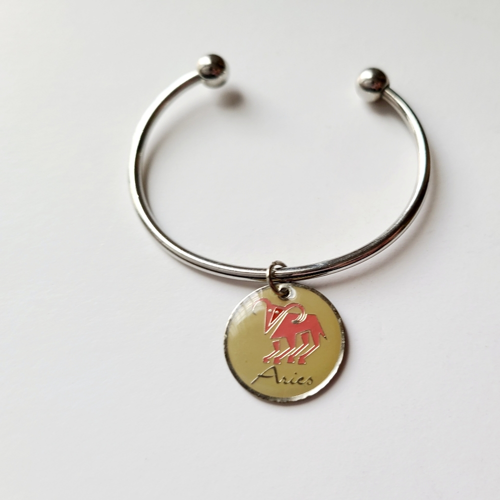 Vintage Silver Aries Bracelet